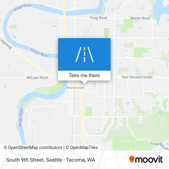 Mapa de South 9th Street
