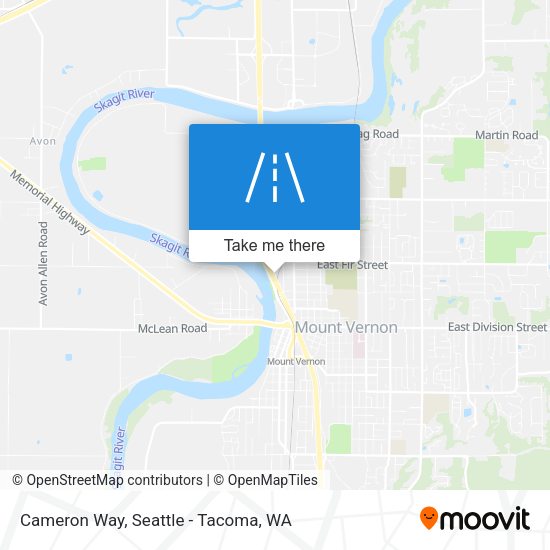 Mapa de Cameron Way