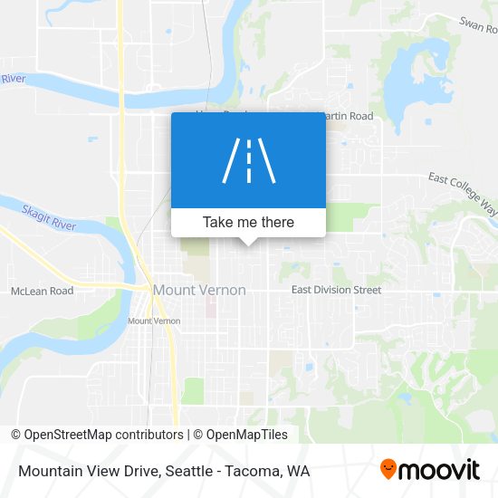 Mountain View Drive map