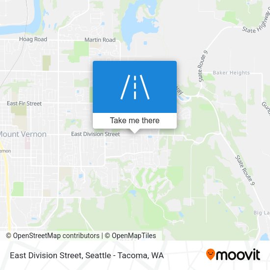 Mapa de East Division Street