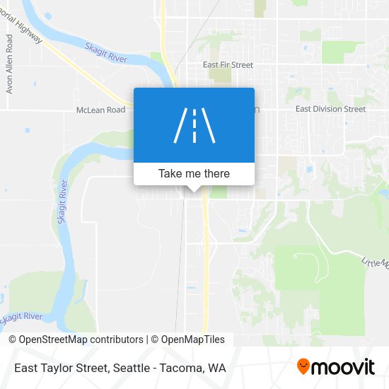 East Taylor Street map