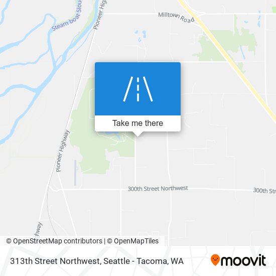 Mapa de 313th Street Northwest