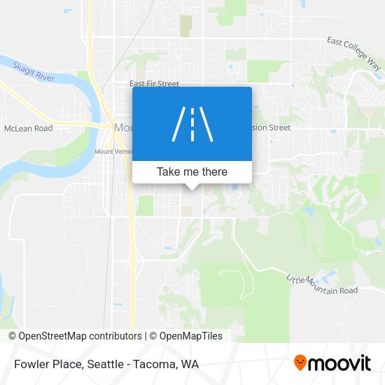 Mapa de Fowler Place