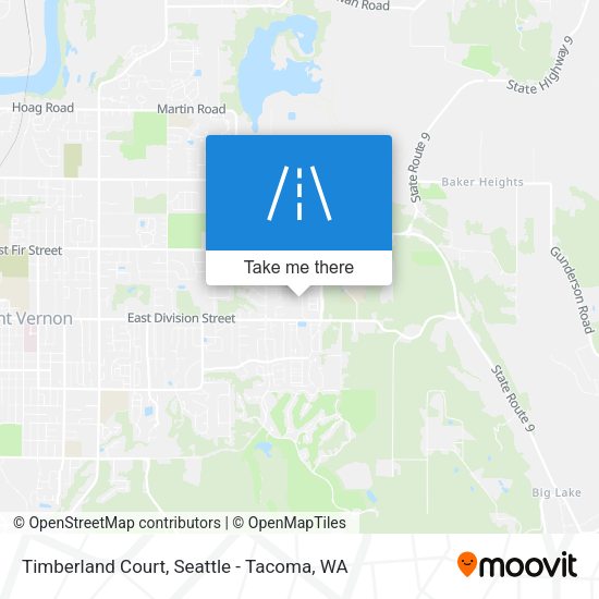 Timberland Court map