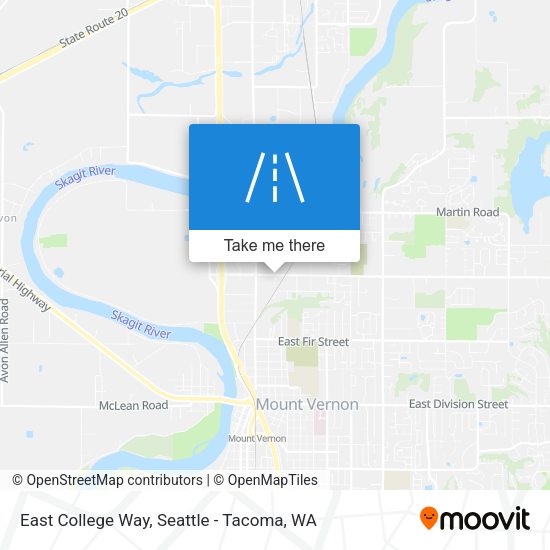 Mapa de East College Way
