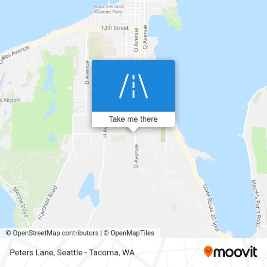 Mapa de Peters Lane