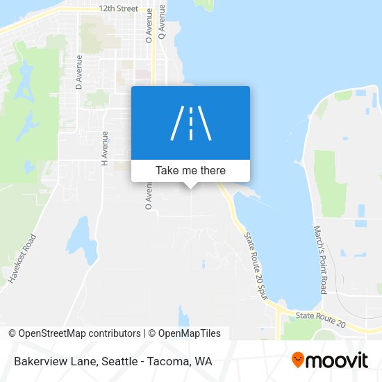 Mapa de Bakerview Lane
