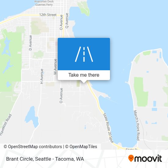 Brant Circle map