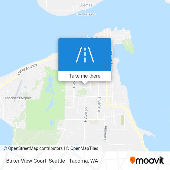 Baker View Court map