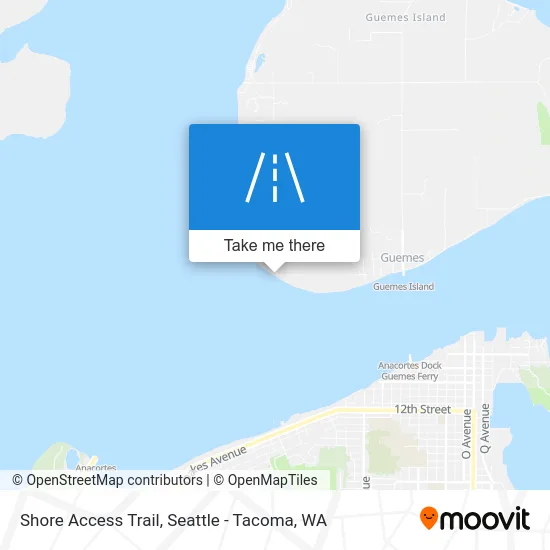 Shore Access Trail map