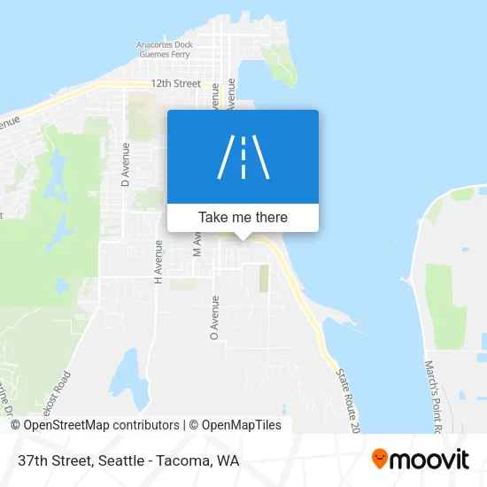 37th Street map