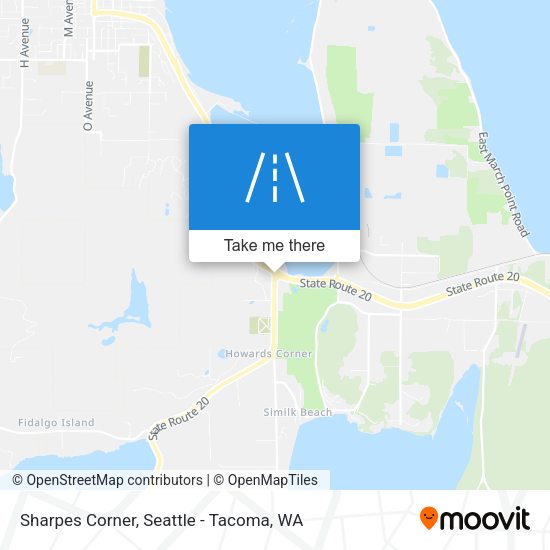 Sharpes Corner map