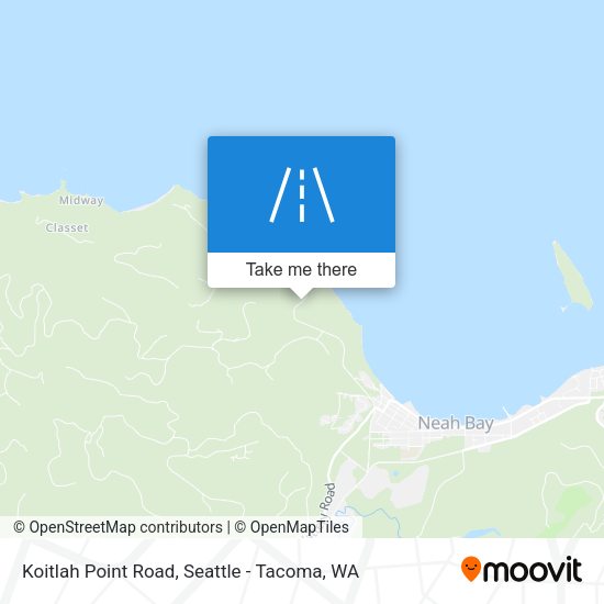 Koitlah Point Road map