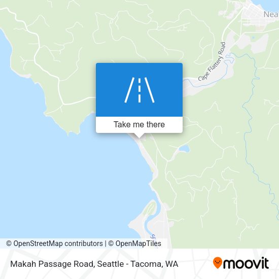 Makah Passage Road map