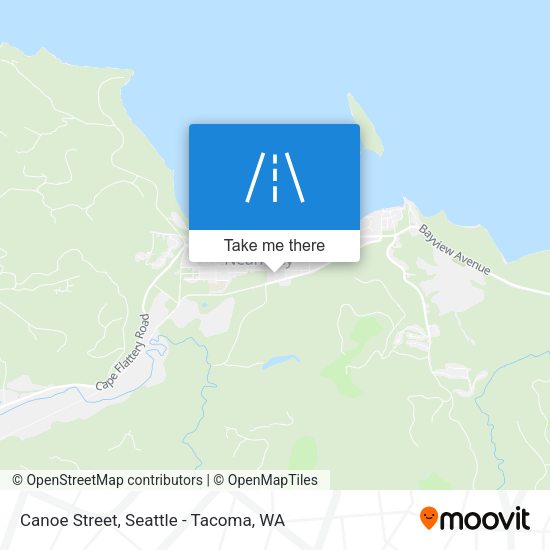 Canoe Street map