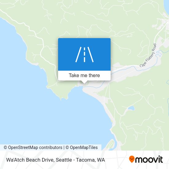 Mapa de Wa'Atch Beach Drive
