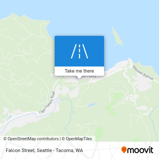 Falcon Street map