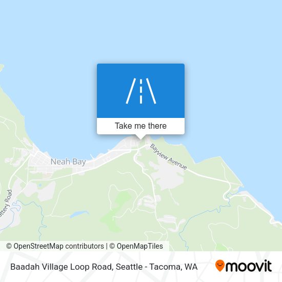 Baadah Village Loop Road map