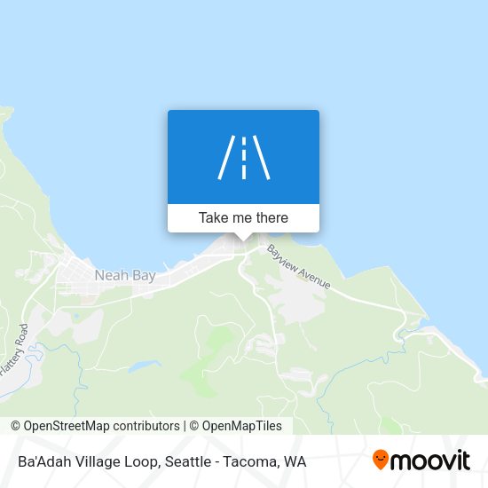 Ba'Adah Village Loop map