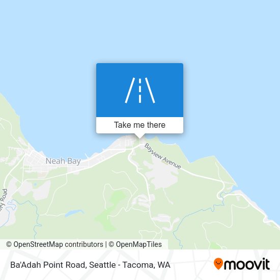 Ba'Adah Point Road map