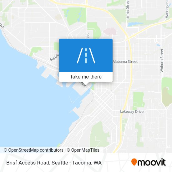 Bnsf Access Road map