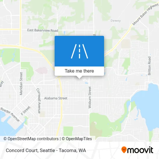 Concord Court map