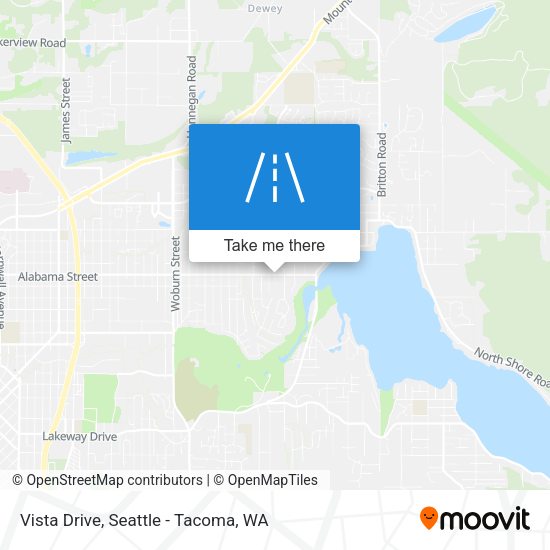Vista Drive map