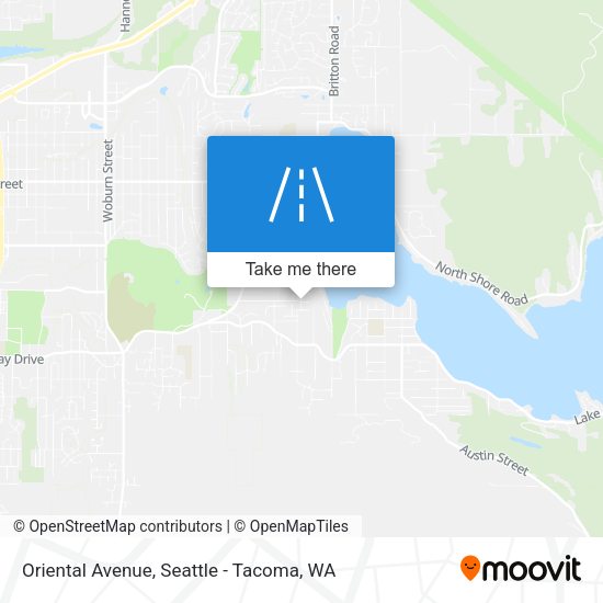 Oriental Avenue map