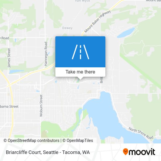Mapa de Briarcliffe Court