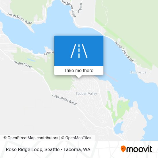 Rose Ridge Loop map