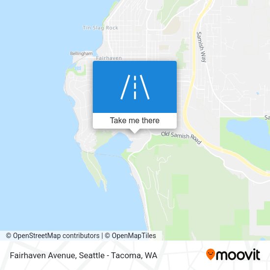 Fairhaven Avenue map