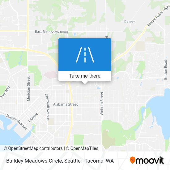 Mapa de Barkley Meadows Circle