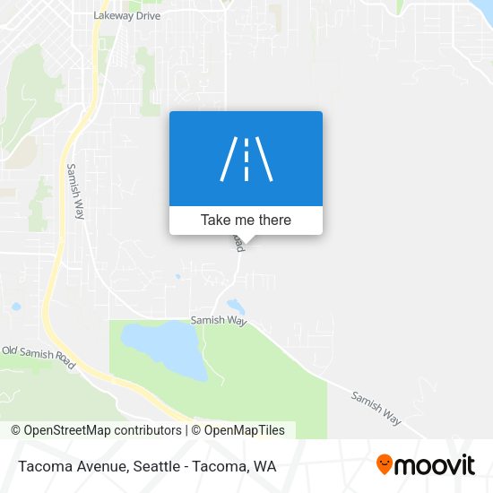 Mapa de Tacoma Avenue