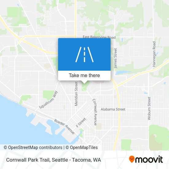 Cornwall Park Trail map