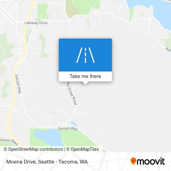 Moena Drive map