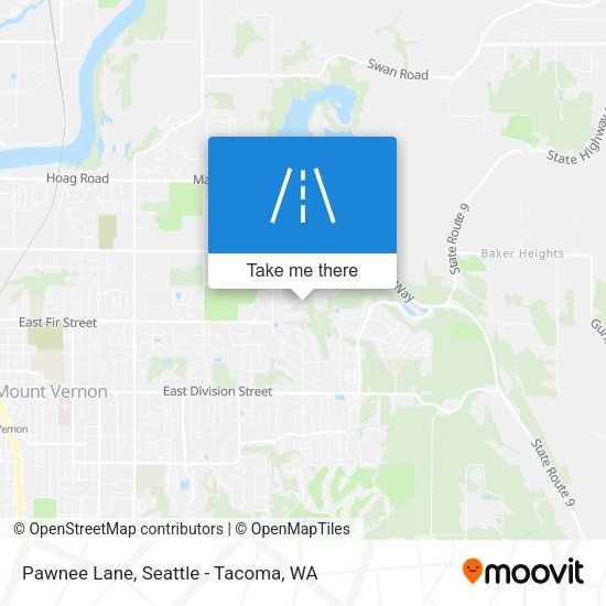 Mapa de Pawnee Lane