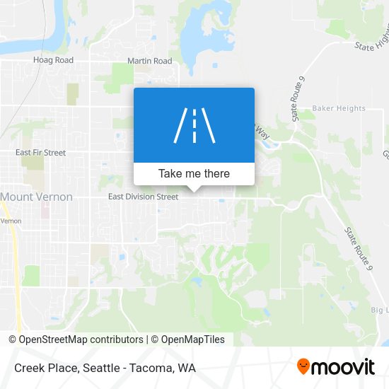 Creek Place map