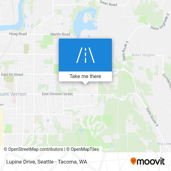 Lupine Drive map