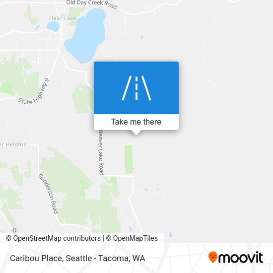 Caribou Place map