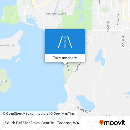 Mapa de South Del Mar Drive