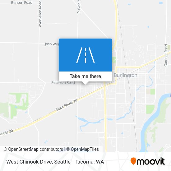 Mapa de West Chinook Drive