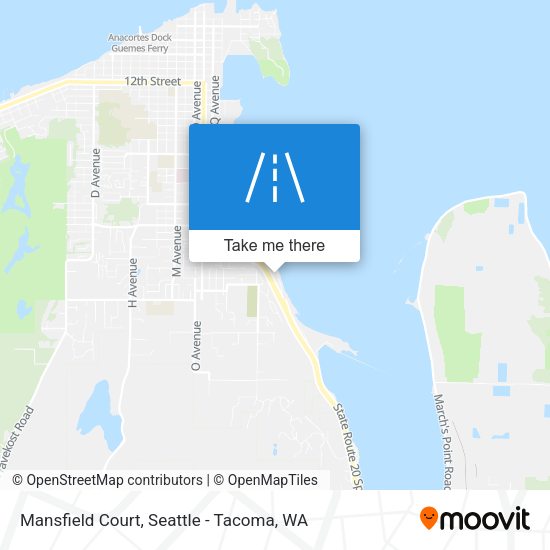 Mapa de Mansfield Court