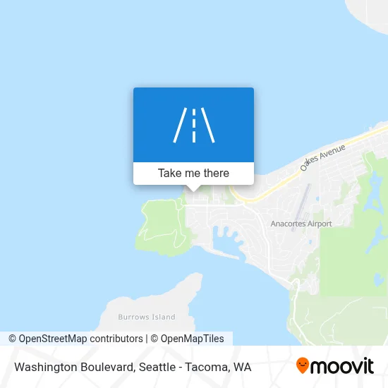 Washington Boulevard map