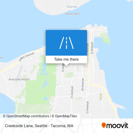 Creekside Lane map