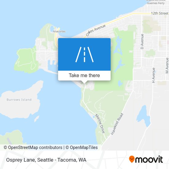 Osprey Lane map