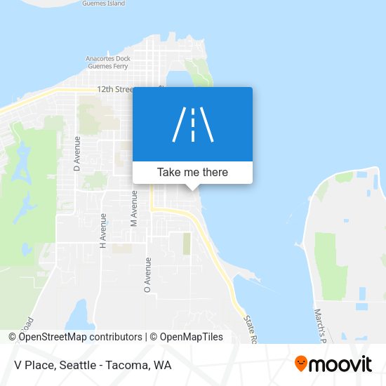 V Place map