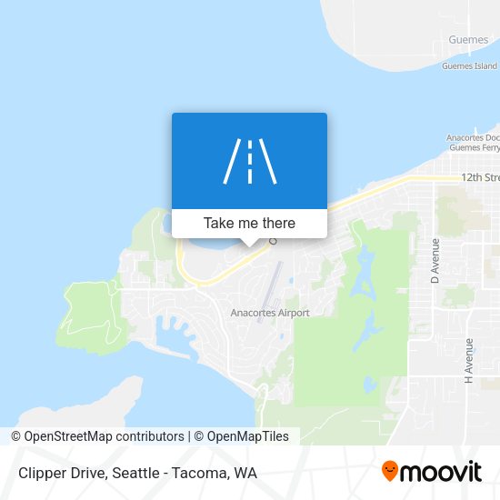 Clipper Drive map