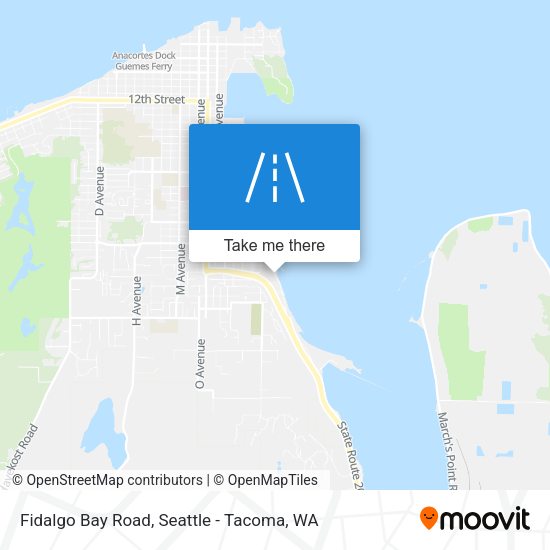 Mapa de Fidalgo Bay Road