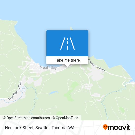 Hemlock Street map