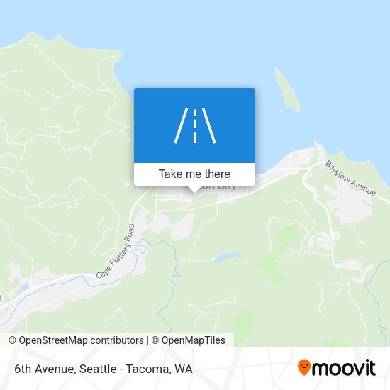 6th Avenue map